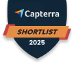 hexrate - capterra shortlist 2025 badge